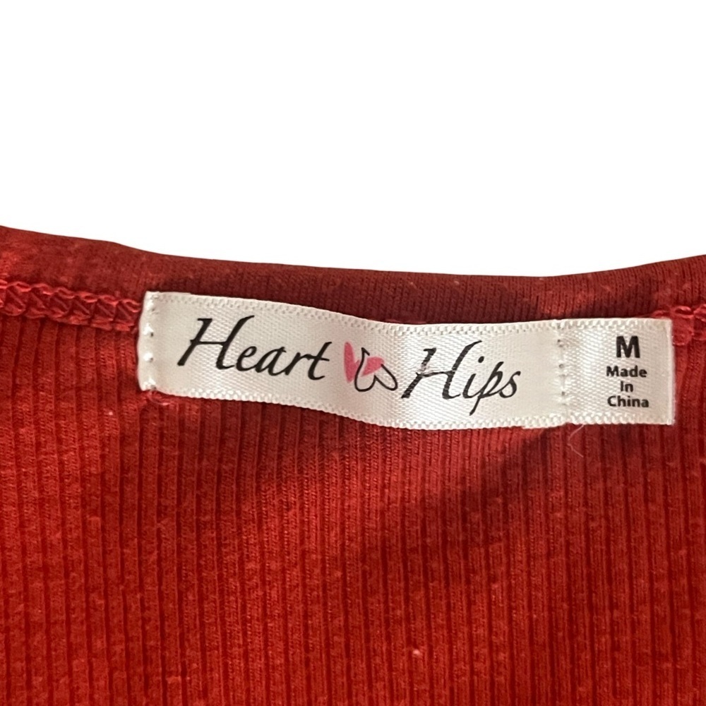 Heart Hips Women’s Tank Top Rich Red Midi Dress. Size: Medium. Good Condition. - Picture 9 of 9